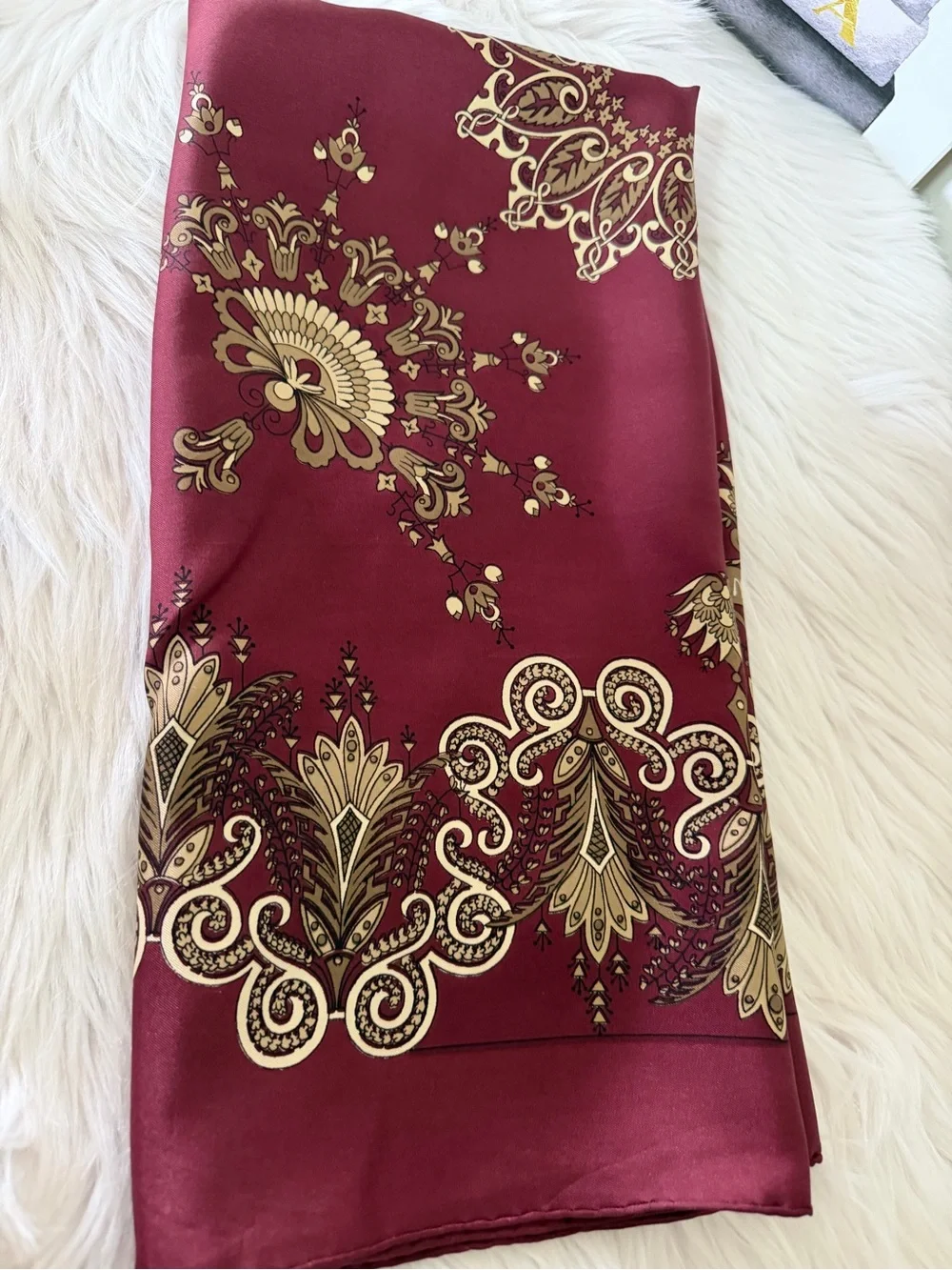 Hermès Fantaisie Silk Scarf.